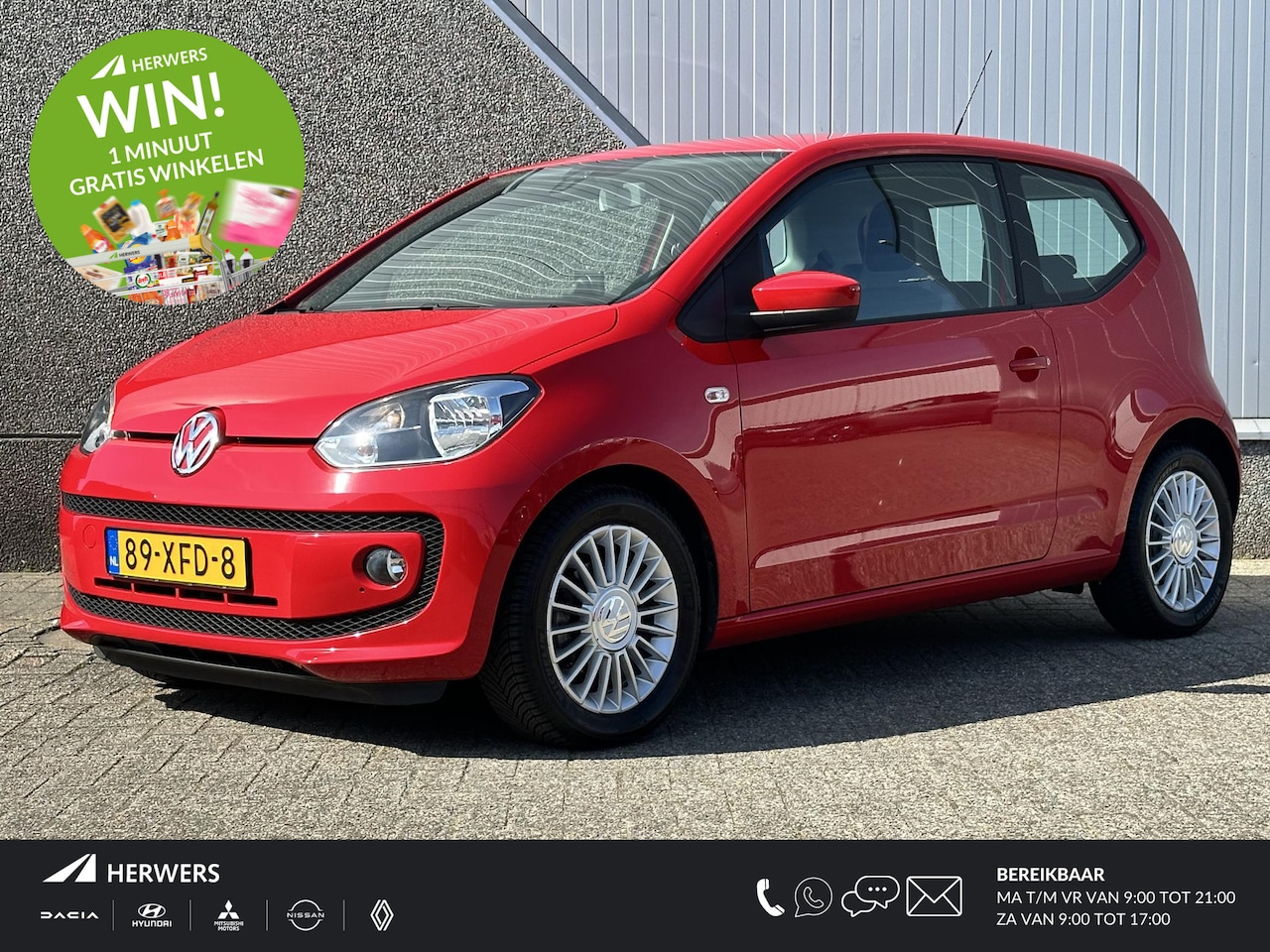 Volkswagen Up! - 1.0 high up! BlueMotion / Navigatie / Cruise Control / Parkeersensoren / Telefoon / 16 inc - AutoWereld.nl