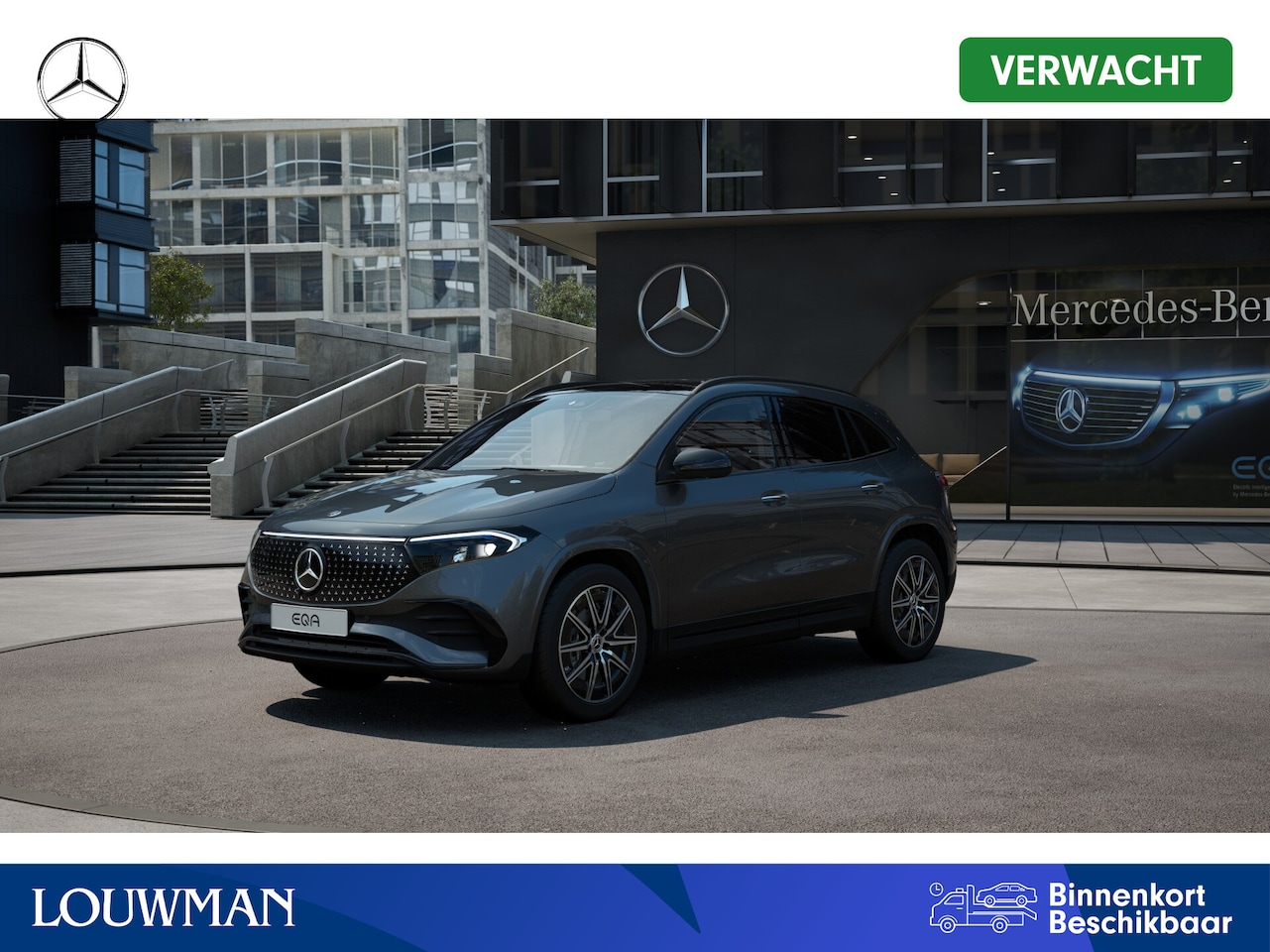 Mercedes-Benz EQA - 250+ Business Solution AMG 71 kWh | Trekhaak | Nightpakket | Premium pakket | Parkeerpakke - AutoWereld.nl