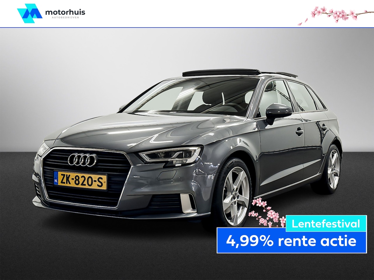 Audi A3 Sportback - 30 TFSI 116PK AUTOMAAT SPORT NAVI ECC LED SCHUIFDAK PDC NAP - AutoWereld.nl