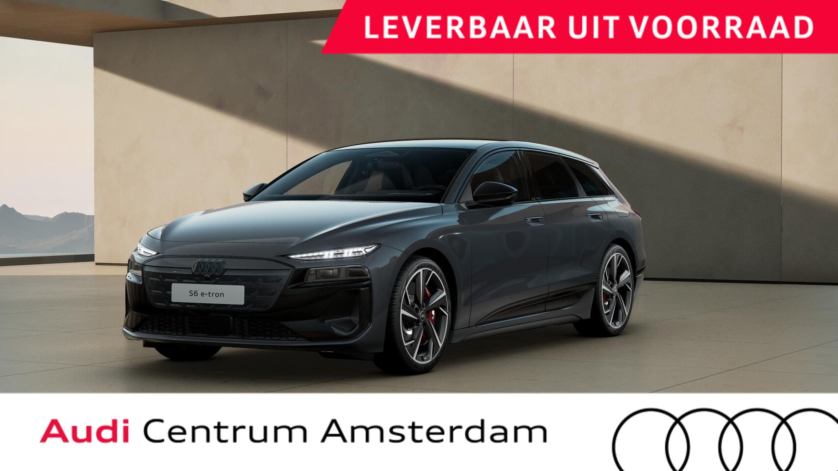 Audi A6 Avant e-tron - S6 100 kWh panoramaglas dak, navigatiepakket, privacy glass, winetrpakket - AutoWereld.nl