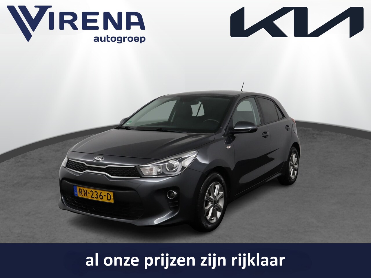 Kia Rio - 1.0 TGDI ComfortPlusLine Navigator - Achteruitrij camera - Bluetooth - Cruise Control - Ap - AutoWereld.nl