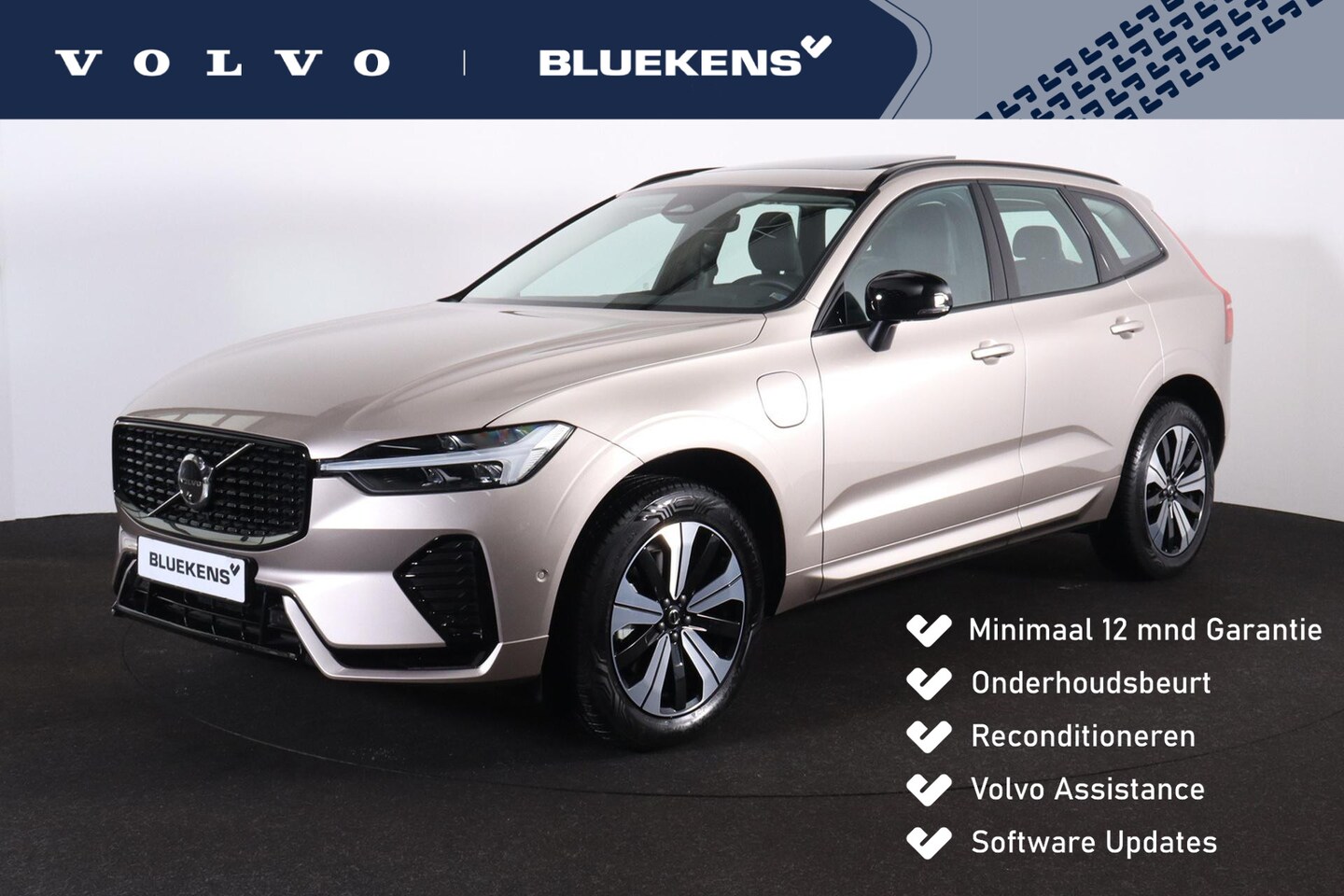 Volvo XC60 - T6 Recharge AWD Plus Dark - Panorama/schuifdak - IntelliSafe Assist & Surround - 360º Came - AutoWereld.nl