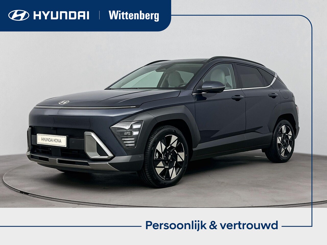 Hyundai Kona - 1.6 GDI HEV Premium Sky | Leder | Schuifdak | Elektr. stoelen | Keyless | Navi | Camera | - AutoWereld.nl