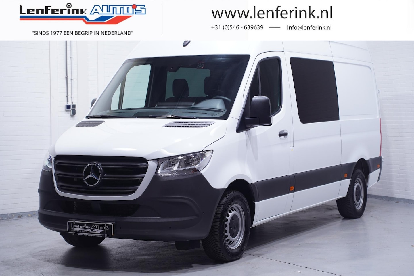Mercedes-Benz Sprinter - 317 CDI 170 pk Aut. Dubbel Cabine Navi, Camera Airco, Laadruimte Pakket, PDC V+A, 6-Zits - AutoWereld.nl