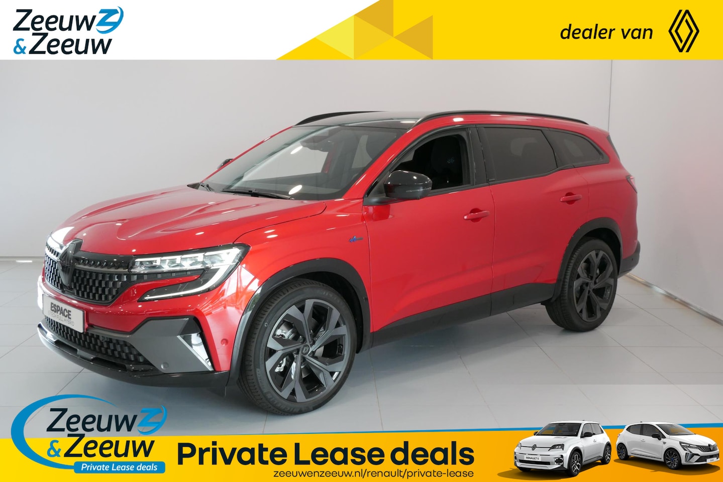 Renault Espace - E-Tech full hybrid 200 esprit Alpine 7p. Renault Espace E-Tech Hybrid 200 esprit Alpine 7p - AutoWereld.nl