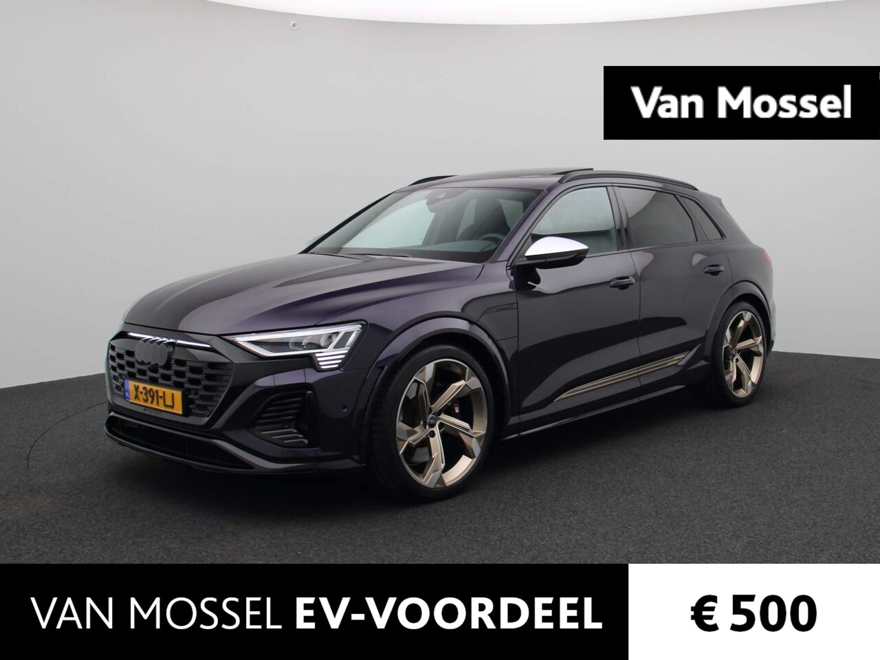 Audi Q8 e-tron - S quattro SQ8 115 kWh Navigatie | Camera | Leder | Stoelverwarming | Panorama dak | Cruise - AutoWereld.nl