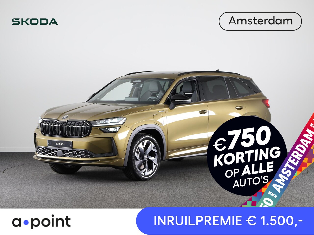 Skoda Kodiaq - Sportline Business PHEV 1.5 TSI 204 pk 6 versn. DSG | Panoramadak | Dynamic chassis contro - AutoWereld.nl