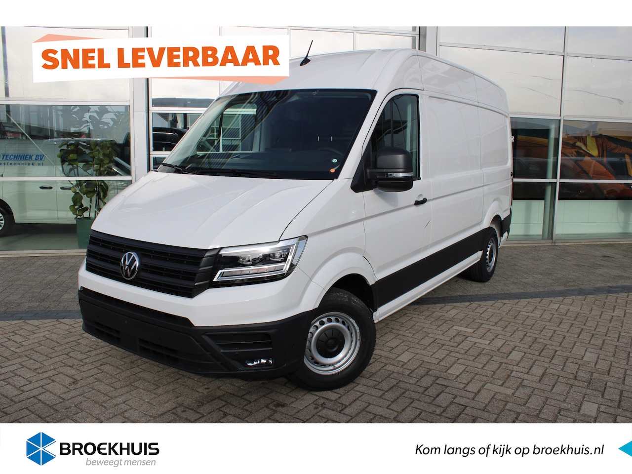 Volkswagen Crafter - BPM VRIJ | Trendline | L3 | Handgeschakeld | 141 PK | Trekhaak | Apple Carplay | PDC | Cam - AutoWereld.nl