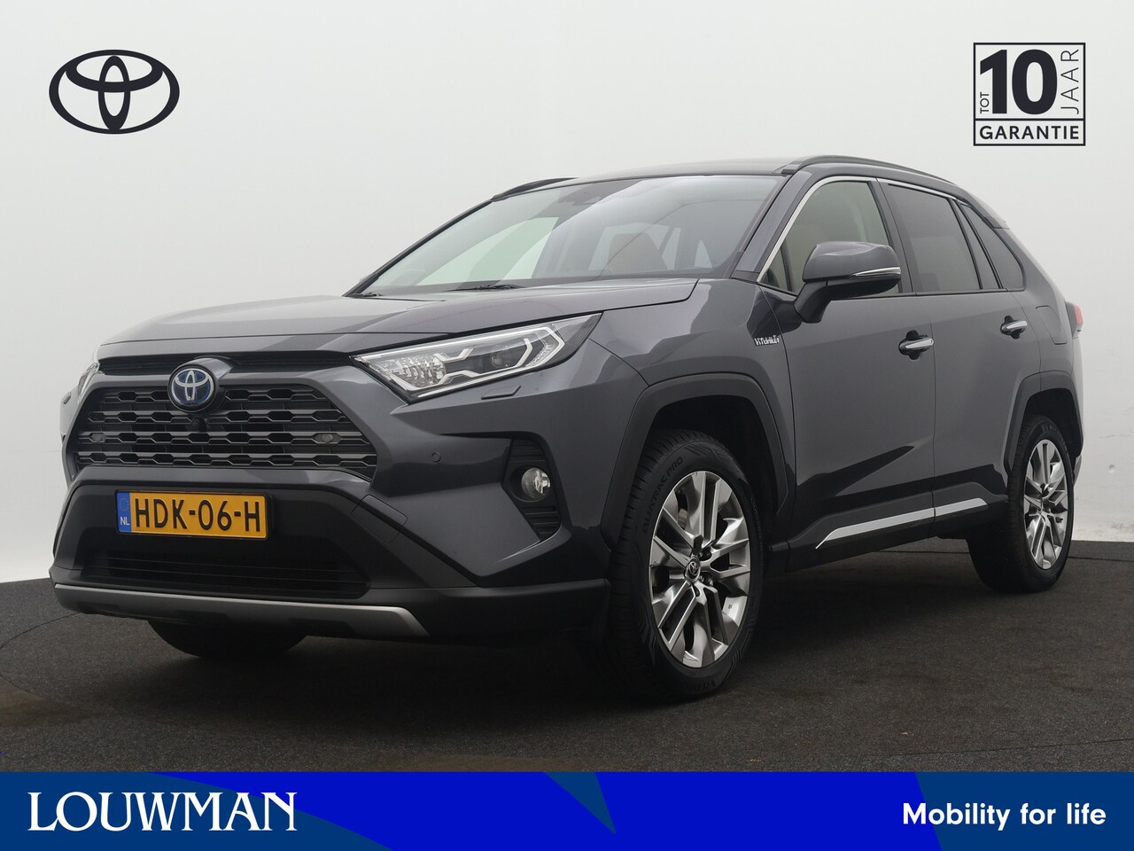 Toyota RAV4 - 2.5 Hybrid AWD Bi-Tone Limited | Leder | Stoelventilatie | JBL | Elektrisch bedienbare ach - AutoWereld.nl