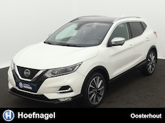 Nissan Qashqai - 1.3 DIG-T Tekna + | Panoramadak | Navigatie | Camera | Trekhaak | Stoelverwarming | Ledere