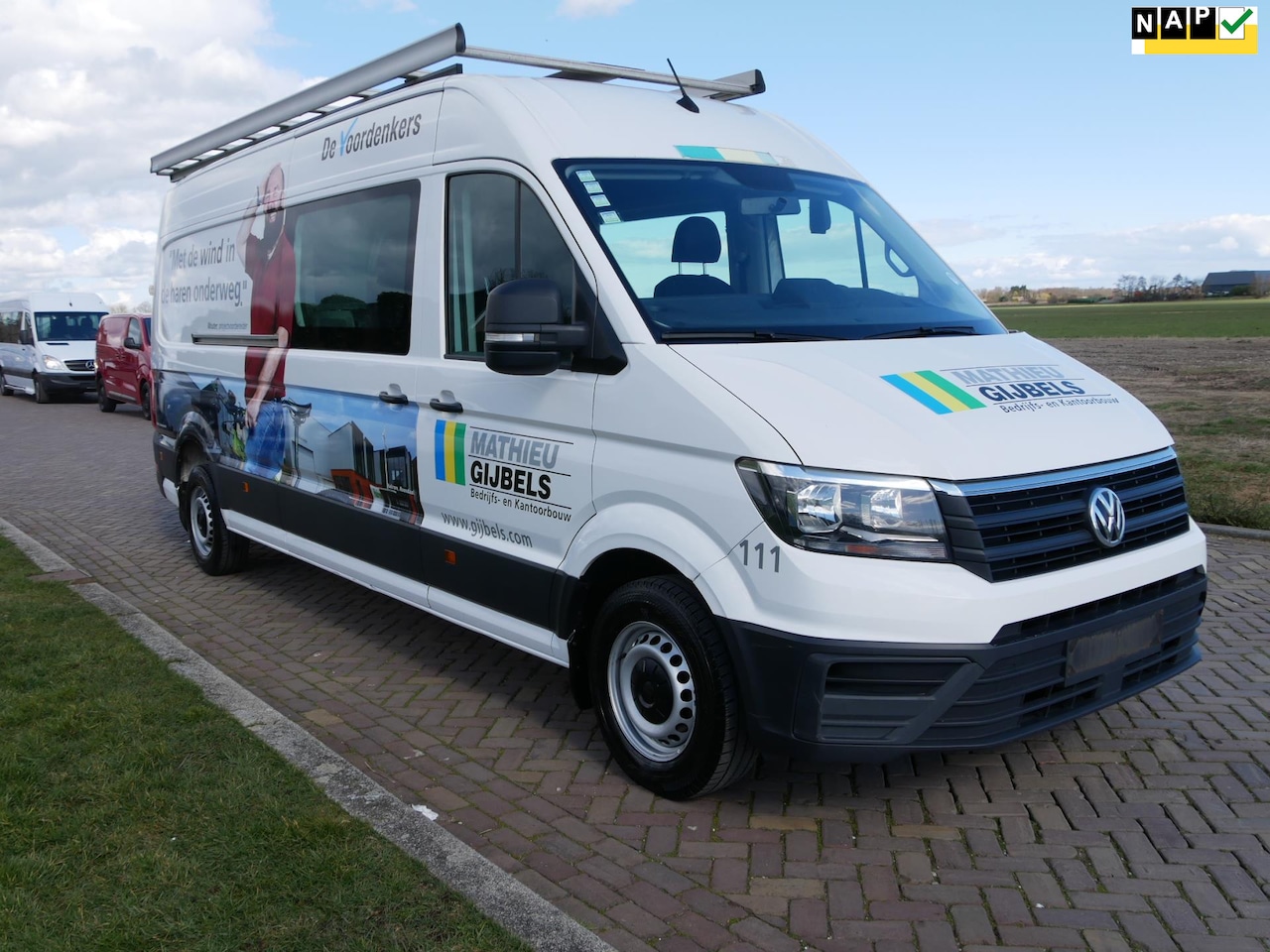 Volkswagen Crafter - 35 2.0 TDI L4H3 103kW DUBB.CAB "SNOEKS" AC NAVI 6-SEATS - AutoWereld.nl
