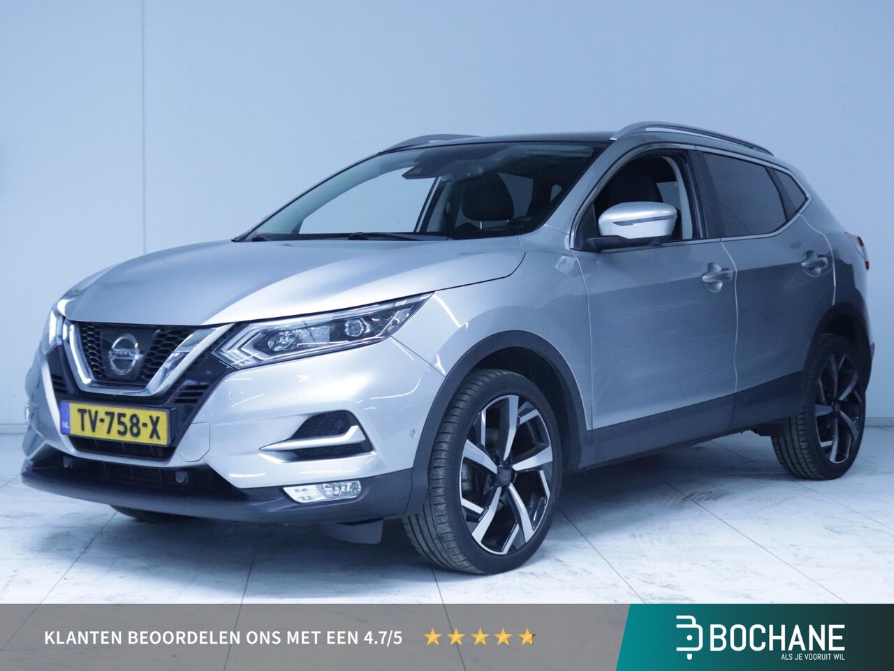 Nissan Qashqai - 1.2 Tekna + Clima/Navi/Panoramadak - AutoWereld.nl