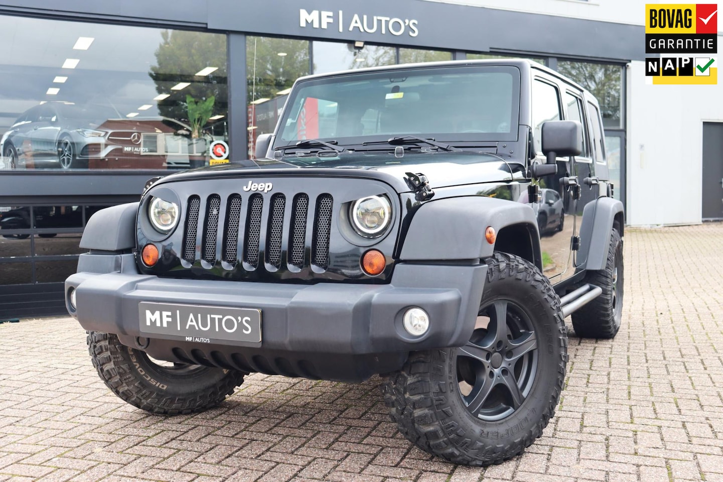 Jeep Wrangler Unlimited - 2.8 CRD Mountain |Clima|Led|Cruise|bluetooth - AutoWereld.nl
