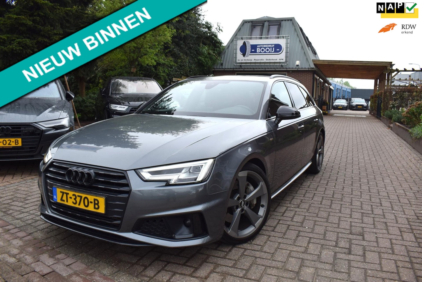 Audi A4 Avant - 45 TFSI Sport S line black edition 245 PK/ AUTOM/CRUISE/NAVI/AIRCO-ECC/NL AUTO/BLUETOOTH/L - AutoWereld.nl