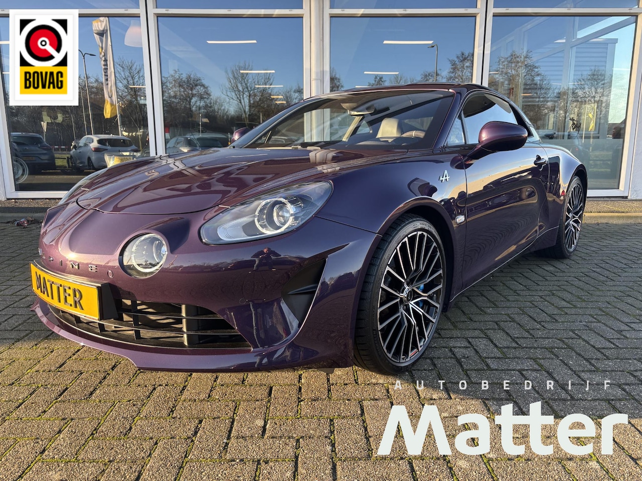 Alpine A110 - 1.8 Turbo GT nr. 63/110 Atelier Alpine Alcantara 300PK - AutoWereld.nl