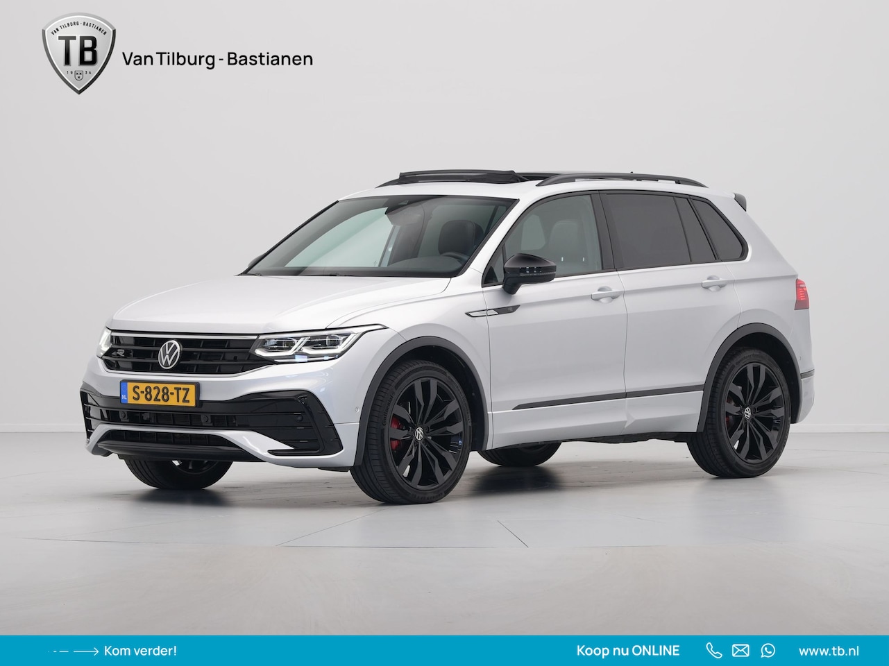Volkswagen Tiguan - 1.5 TSI 150pk DSG R-Line Business Panoramadak Navigatie Camera Stoelverwarming Acc Rode Re - AutoWereld.nl
