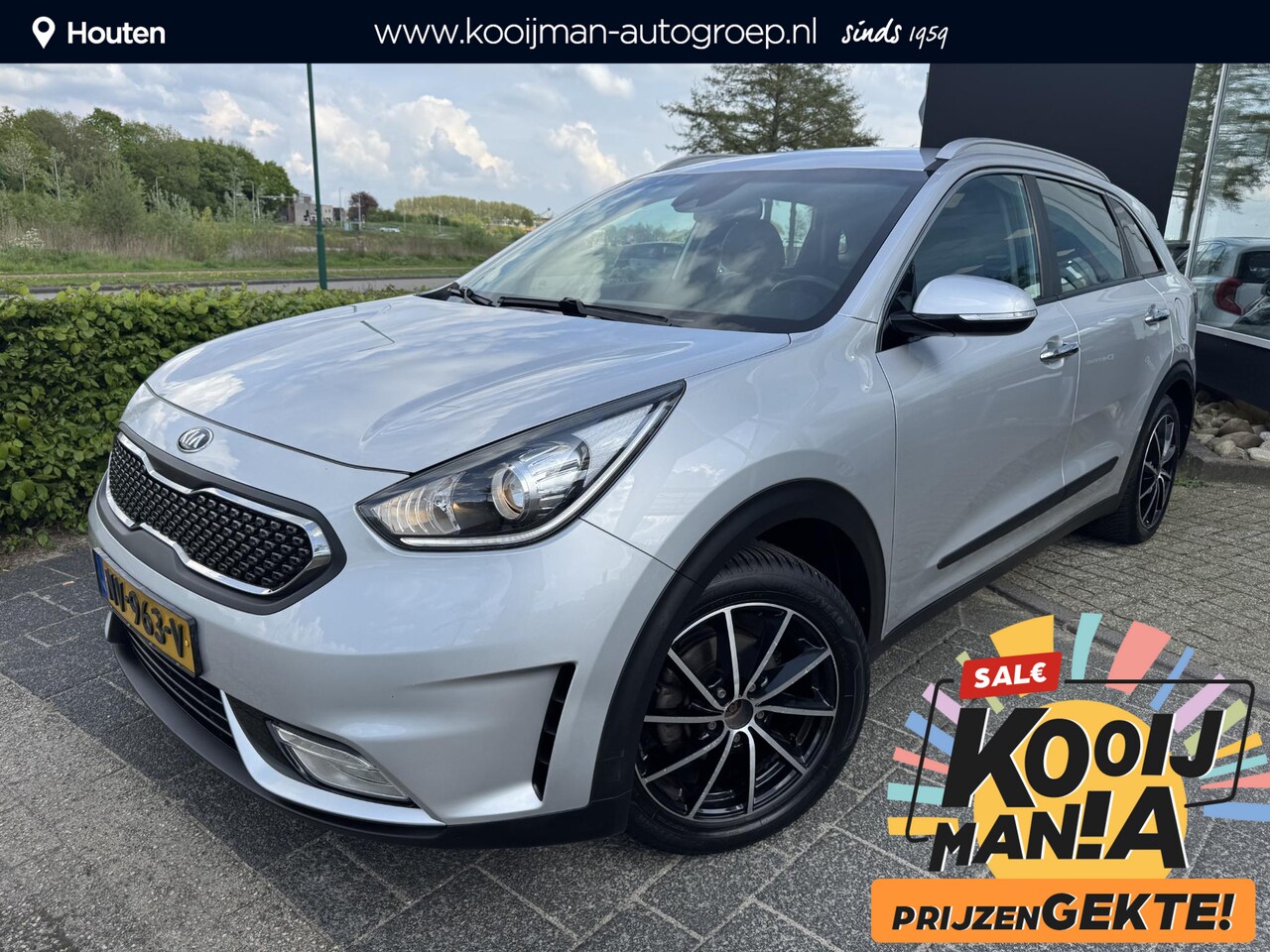 Kia Niro - 1.6 GDi Hybrid First Edition | Dealeronderhouden | Lichtmetalen Velgen | Navigatie | Apple - AutoWereld.nl