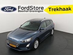 Ford Focus Wagon - EcoBoost 125 pk Titanium | Winter Pack | Elek. Trekhaak | LED | Navi | Clima | Cruise | Ke