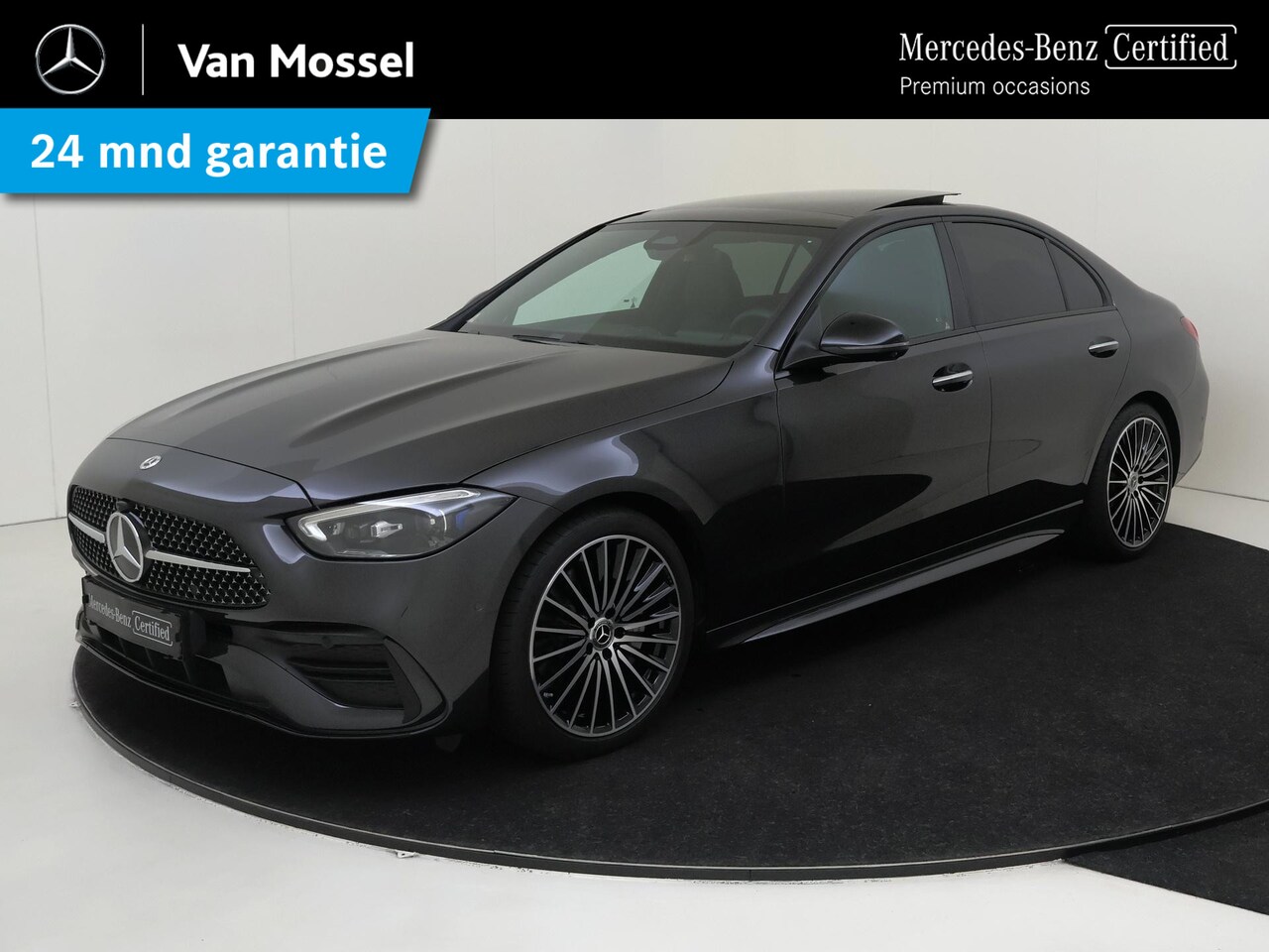 Mercedes-Benz C-klasse - 300 AMG Line Premium Plus/ Panoramadak/ HUD/ Burmester /Massage stoelen /19 Inch - AutoWereld.nl