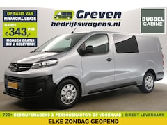 Opel Vivaro - 2.0 CDTI L3H1 Dubbele Cabine 5 Persoons 360Camera Airco Cruise Carplay Navi PDC Trekhaak