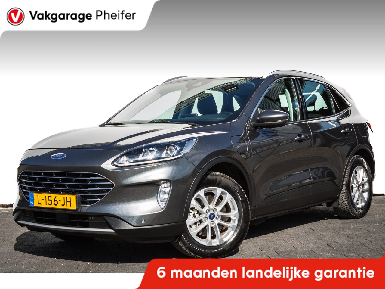 Ford Kuga - 2.5 PHEV 225pk Aut. Titanium Trekhaak/ 1.500 kg trekgewicht!/ Elek. panoramadak/ Stuur+sto - AutoWereld.nl