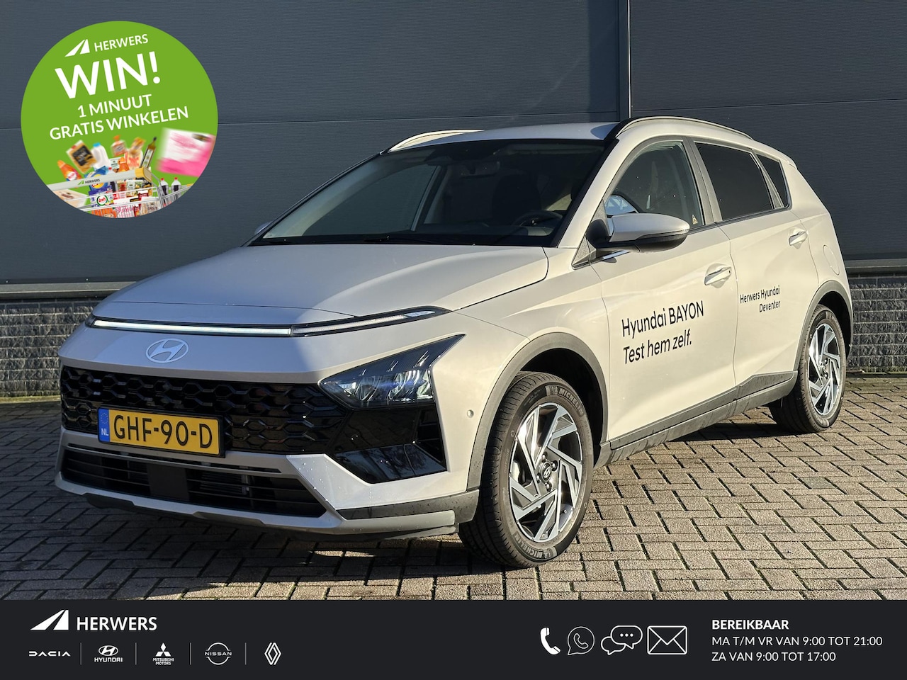 Hyundai Bayon - 1.0 T-GDI Premium / Stoel+Stuur Verwarming / Blindspot / Keyless / Bose Audio / Apple carp - AutoWereld.nl
