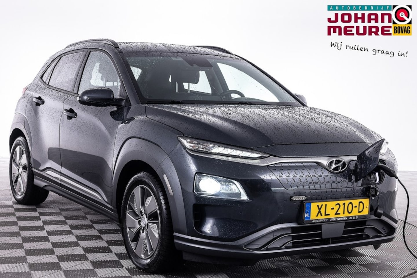Hyundai Kona Electric - EV Premium 64 kWh | LEDER | NAVI | ECC ✅ 1e Eigenaar . - AutoWereld.nl