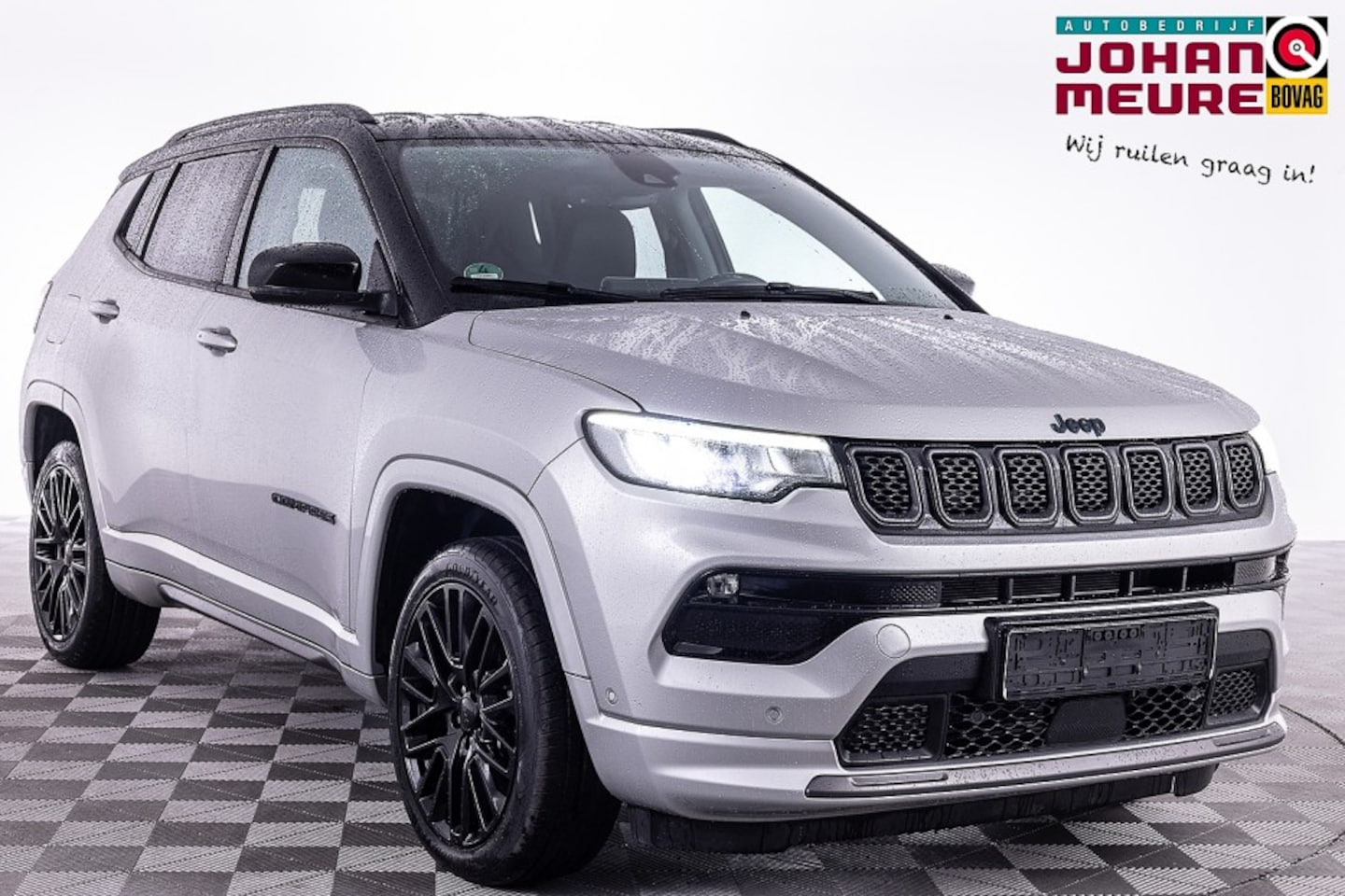 Jeep Compass - 4 x e 240 Plug-in Hybrid S | LEDER | 360 Camera | LED | CARPLAY . - AutoWereld.nl