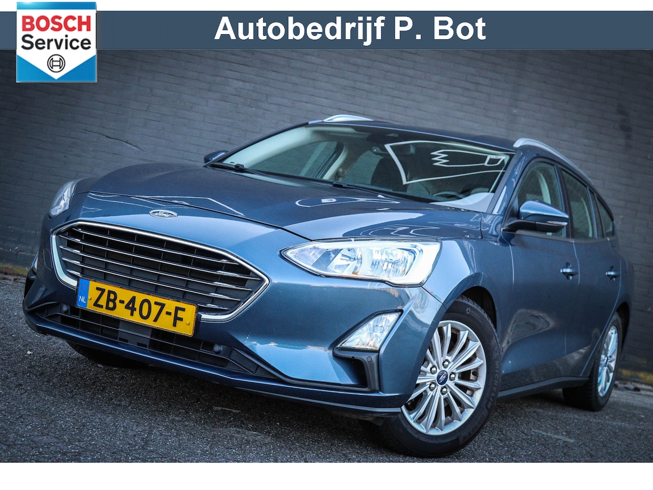 Ford Focus Wagon - 1.0 EcoBoost Titanium Business /Navi/Airco - AutoWereld.nl