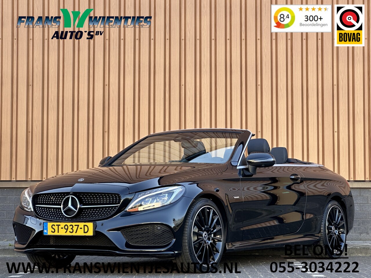 Mercedes-Benz C-klasse Cabrio - 180 Premium Plus | Burmester | 360° Camera | Lederen Bekleding | Elektrische Stoelen + Mem - AutoWereld.nl