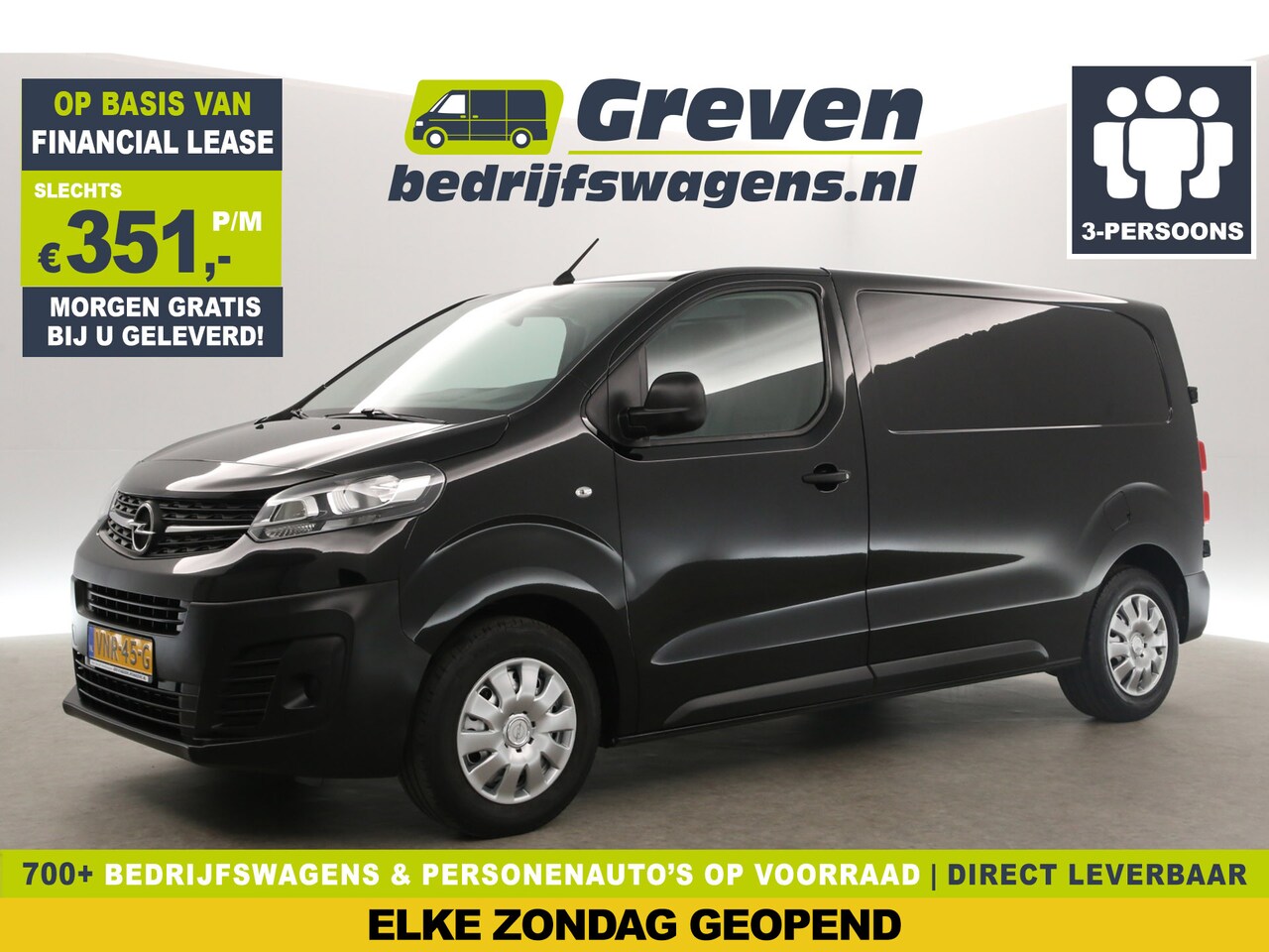 Opel Vivaro - 1.5 CDTI L2H1 Airco Cruise PDC 3 Persoons Elektrpakket Schuifdeur - AutoWereld.nl