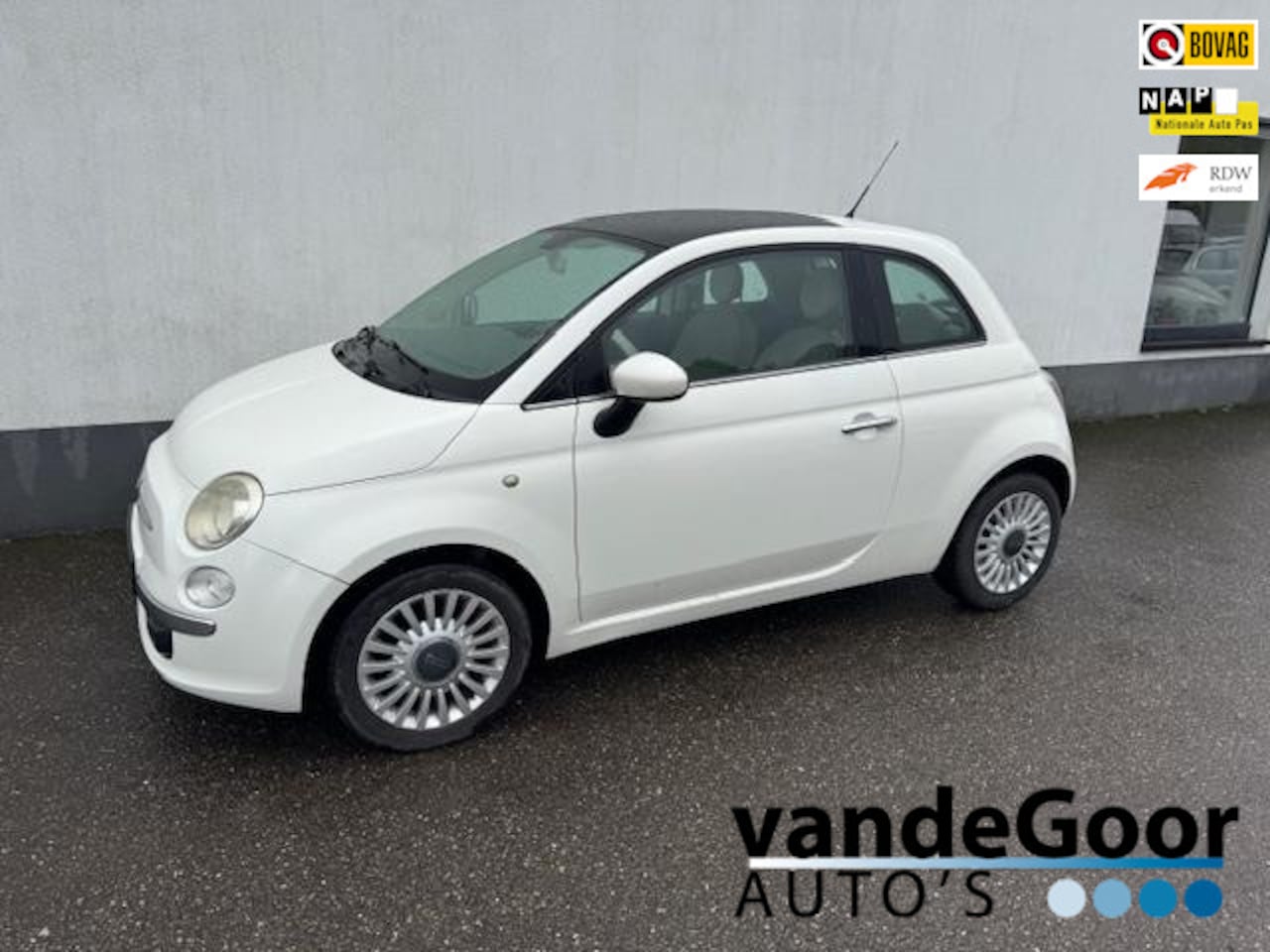 Fiat 500 - 1.2 Naked 1.2 Naked, '08, airco, panorama-dak, lm velgen, jaar apk ! - AutoWereld.nl