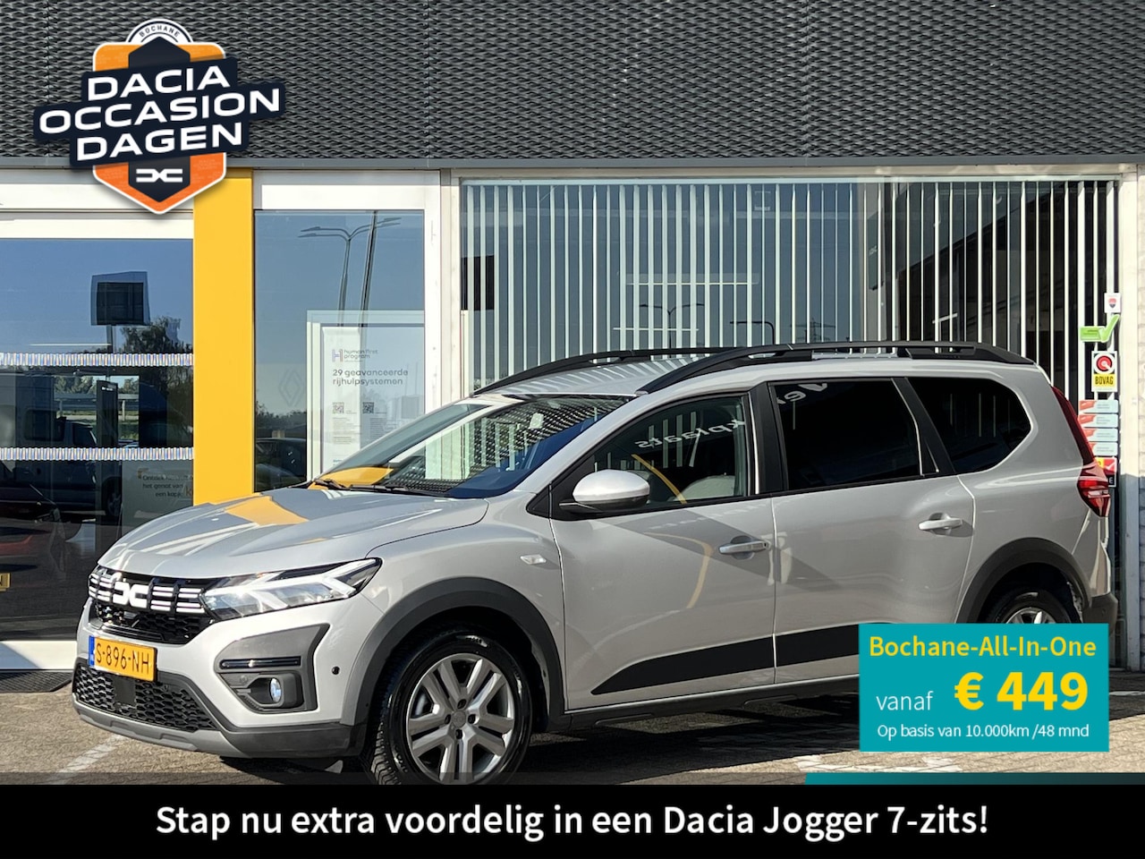 Dacia Jogger - 1.0 TCe 110 Expression | 7-Persoons | Navigatie | Achteruitrijcamera | Dodehoekdetectie - AutoWereld.nl