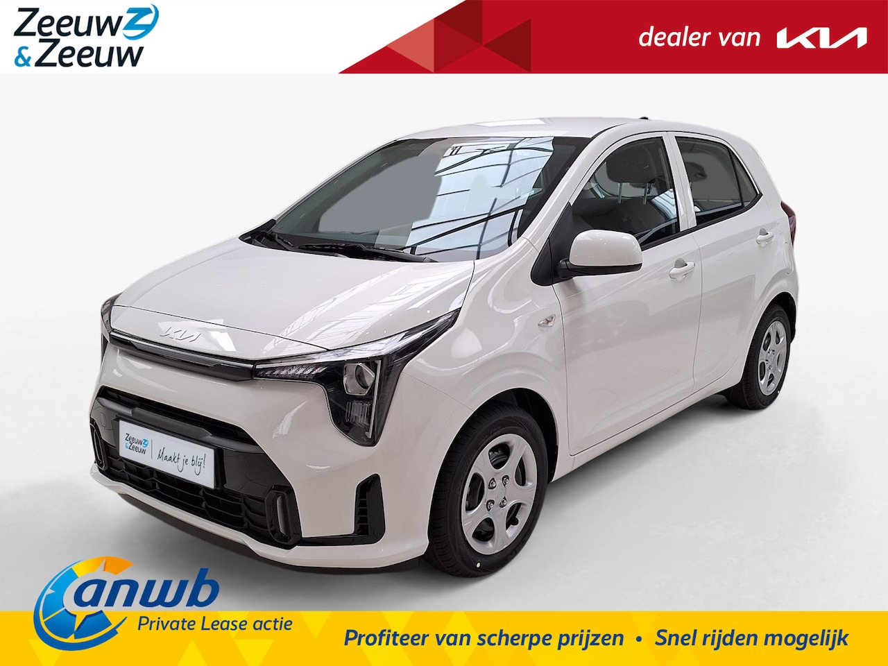 Kia Picanto - 1.0 DPI DynamicLine € 249,- ANWB Private lease actie | - AutoWereld.nl