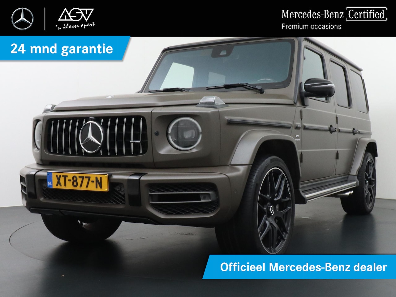 Mercedes-Benz G-klasse - 63 AMG | Mat Olijfgroen Magno | Schuif -  Kanteldak | Trekhaak | Klasse 3 & 5 Alarm systee - AutoWereld.nl