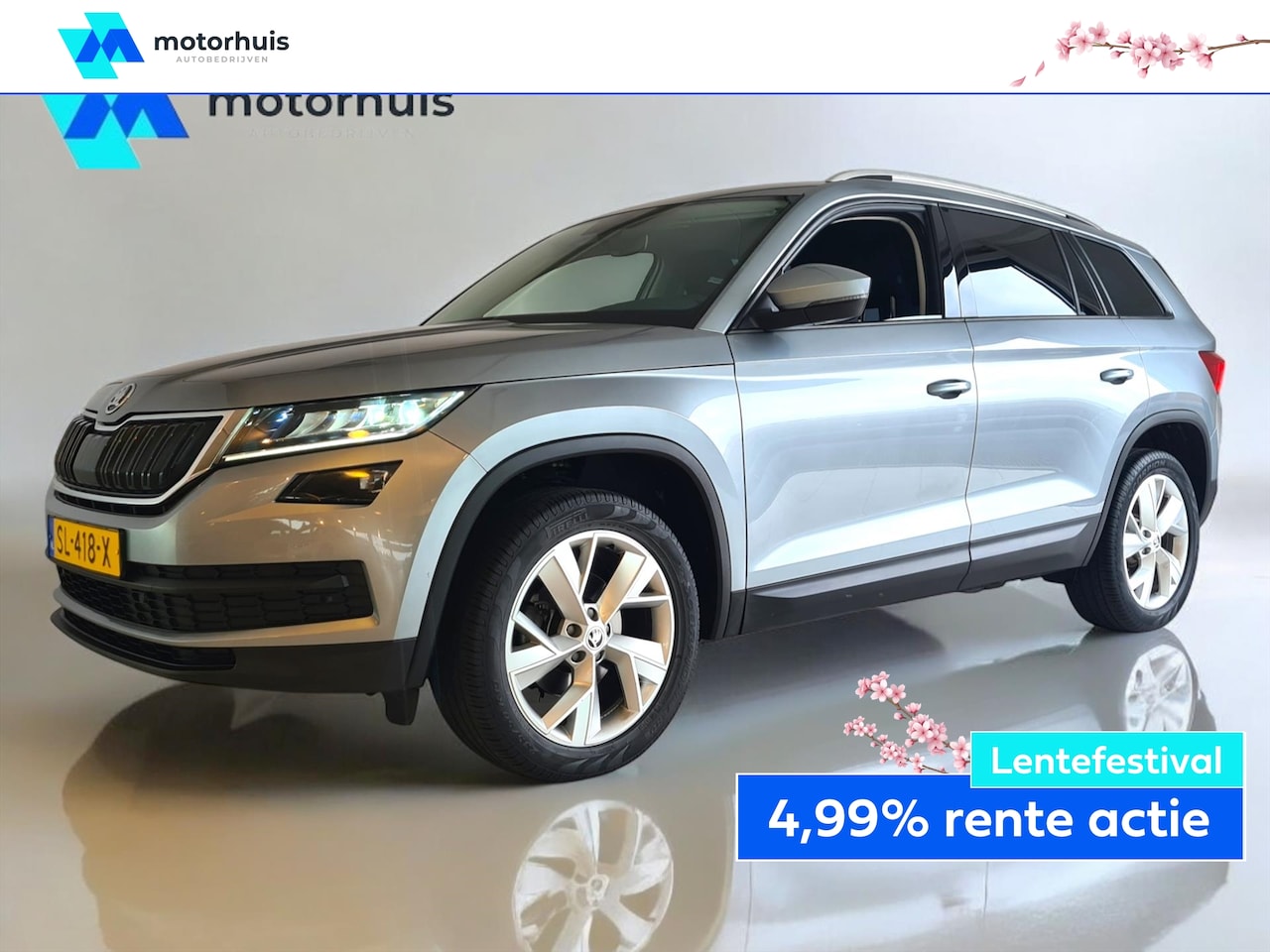 Skoda Kodiaq - 1.4 TSI Greentech ACT 150pk Ambition Business AUTOMAAT NAVI TREKHAAK LMV CAMERA STOELV - AutoWereld.nl