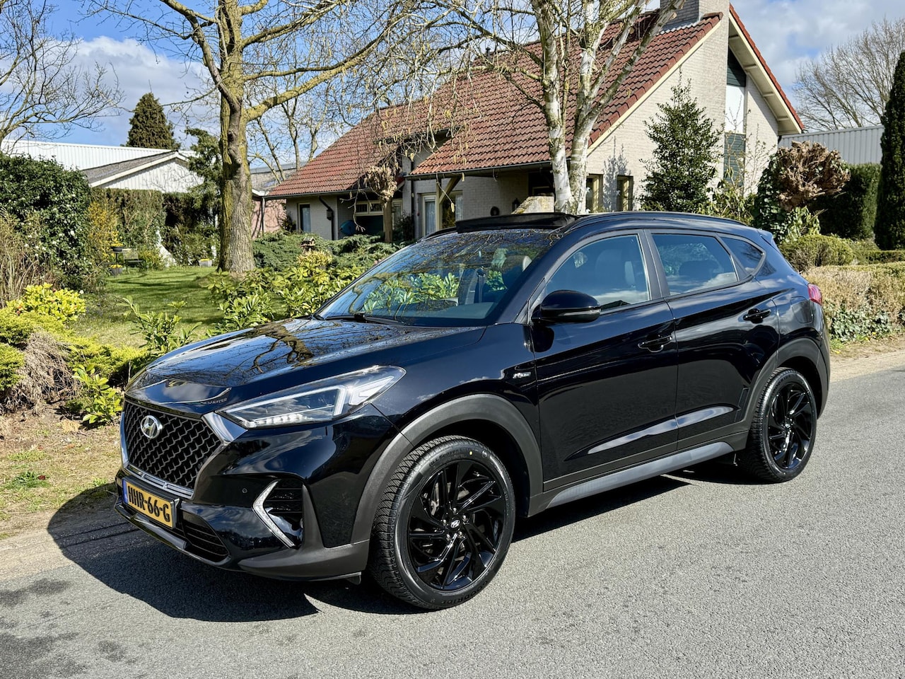 Hyundai Tucson - 1.6 T-GDI 4WD 177PK N-Line Pano•Trekhaak - AutoWereld.nl
