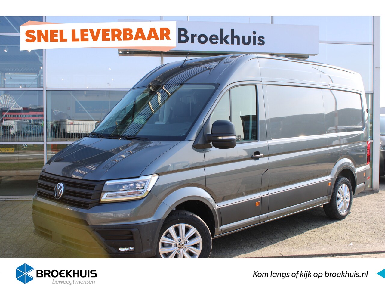 Volkswagen Crafter - BPM VRIJ | Exclusive | L3 | 141 PK | Automaat | Dubbele schuifdeur | Trekhaak | PDC | Came - AutoWereld.nl