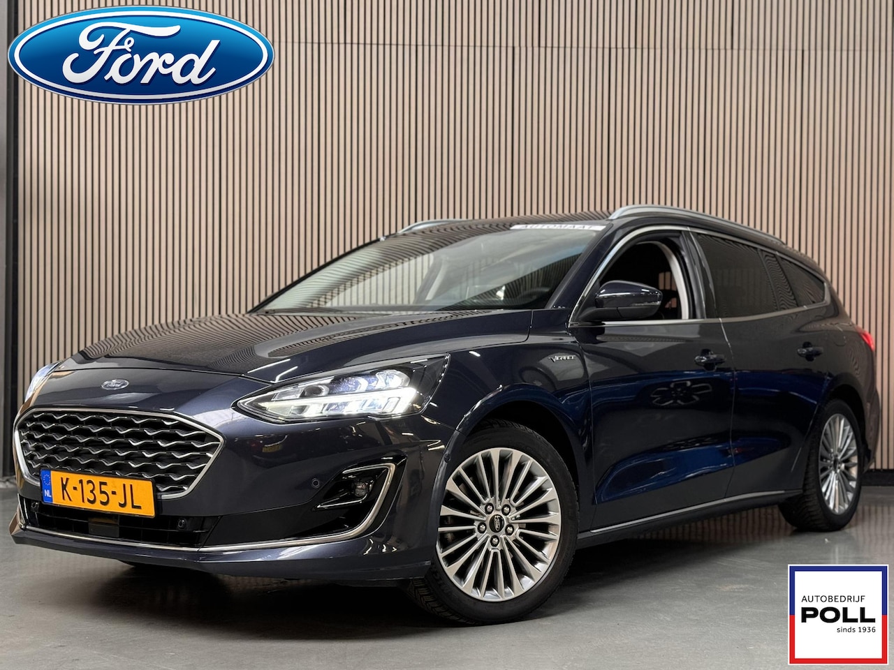 Ford Focus Wagon - 1.5 EcoB 150pk Automaat Vignale Leer B&O Navi Ad Cruise Camera Winter Parking pack Dodehoe - AutoWereld.nl