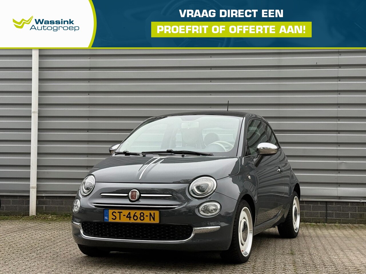 Fiat 500 - TwinAir 80pk Anniversario | Parkeersensoren Achter | Panorama Dak | Airco | Stuurbediening - AutoWereld.nl