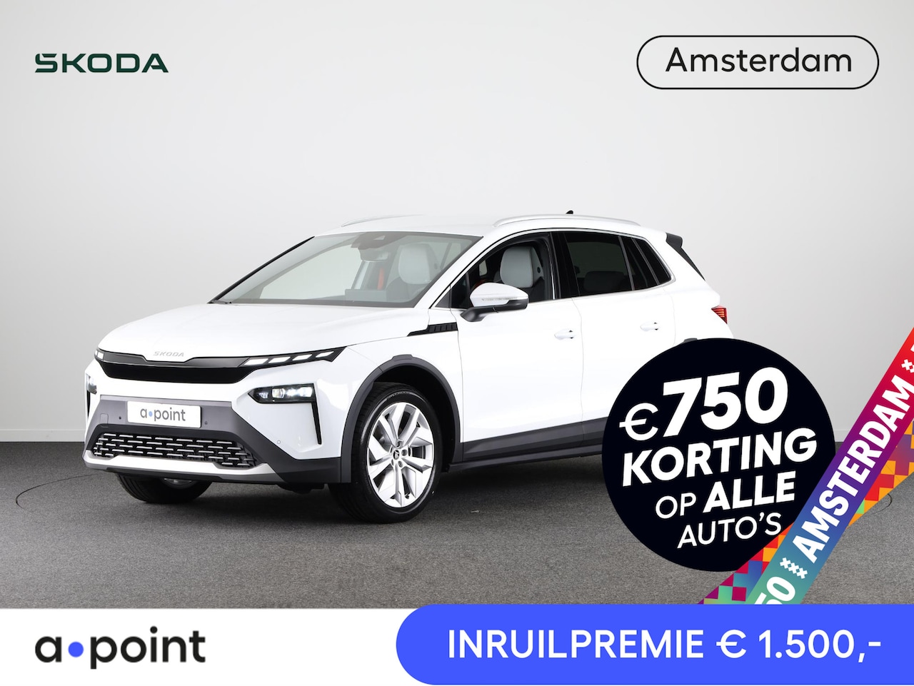 Skoda Elroq - 60 Business Edition 204 pk | Business Upgrade Pakket PLUS | Lodge interieur | 20 inch Vega - AutoWereld.nl