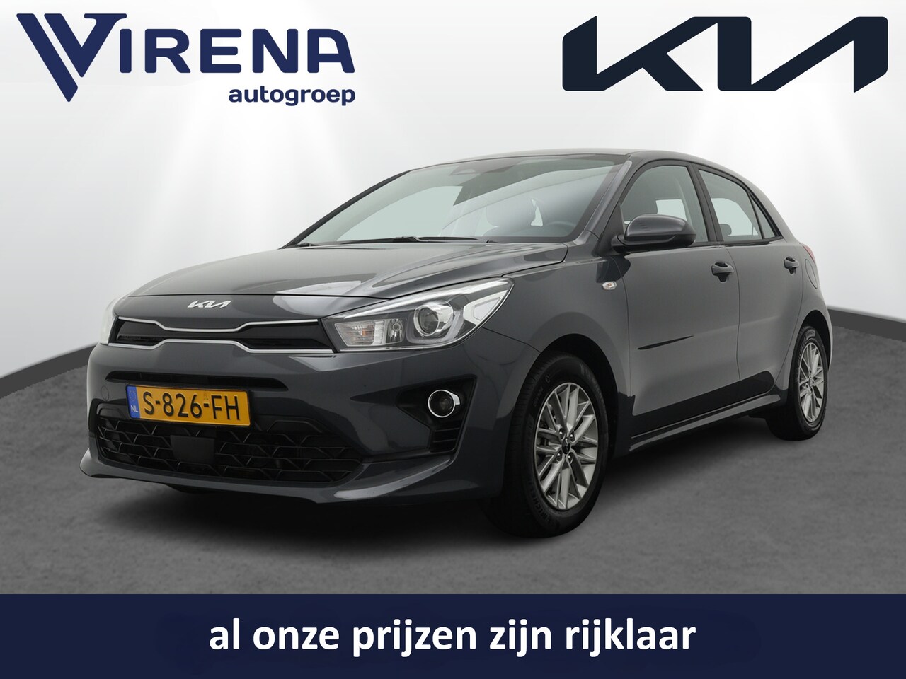 Kia Rio - 1.0 T-GDi MHEV DynamicLine - Navigatie - Cruise Control - Climate Control - Achteruitrij C - AutoWereld.nl