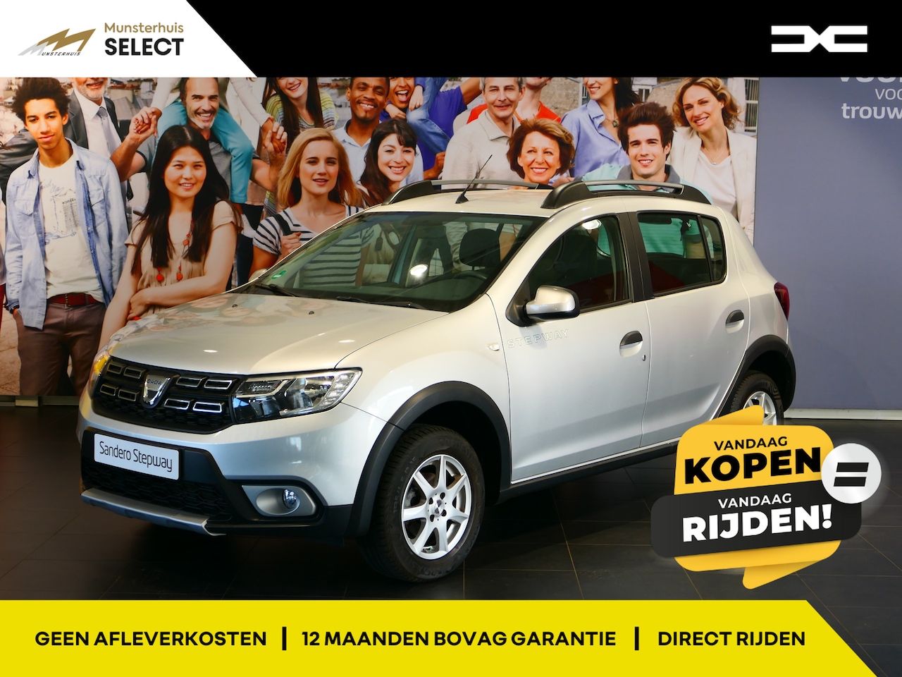 Dacia Sandero Stepway - TCe 90 Série Limitée Stepway - All seasonbanden - Eerste Eigenaar - Lage Kilometerstand - AutoWereld.nl