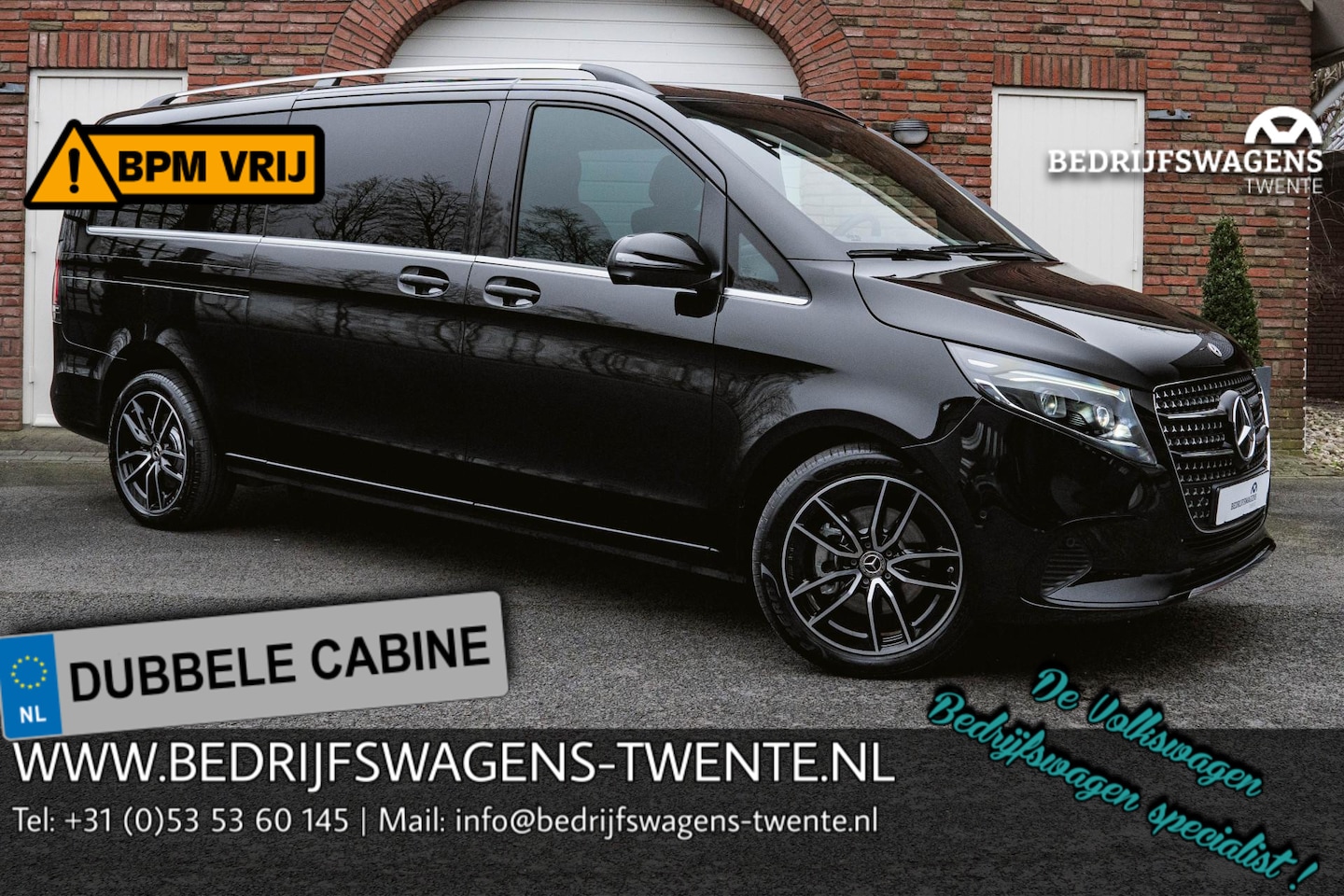 Mercedes-Benz V-klasse - 300d Extra Lang L3 237PK Automaat DUB/CAB 360°  Camera | Elektrische schuifdeuren | LEDER - AutoWereld.nl
