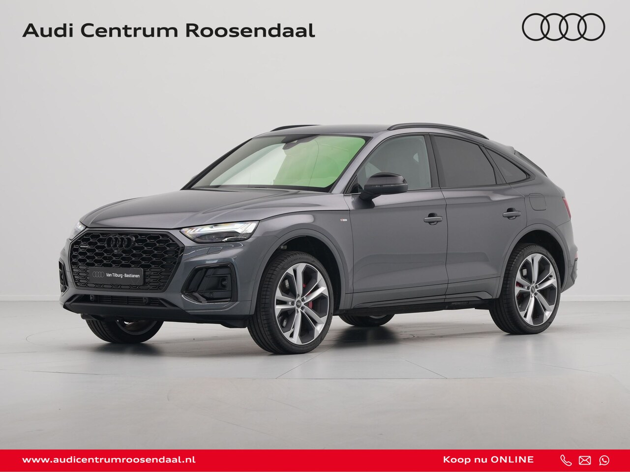 Audi Q5 Sportback - 55 TFSI e 367 pk S-Tronic Quattro S edition Competition Trekhaak, 20 inch, B&O, City en To - AutoWereld.nl