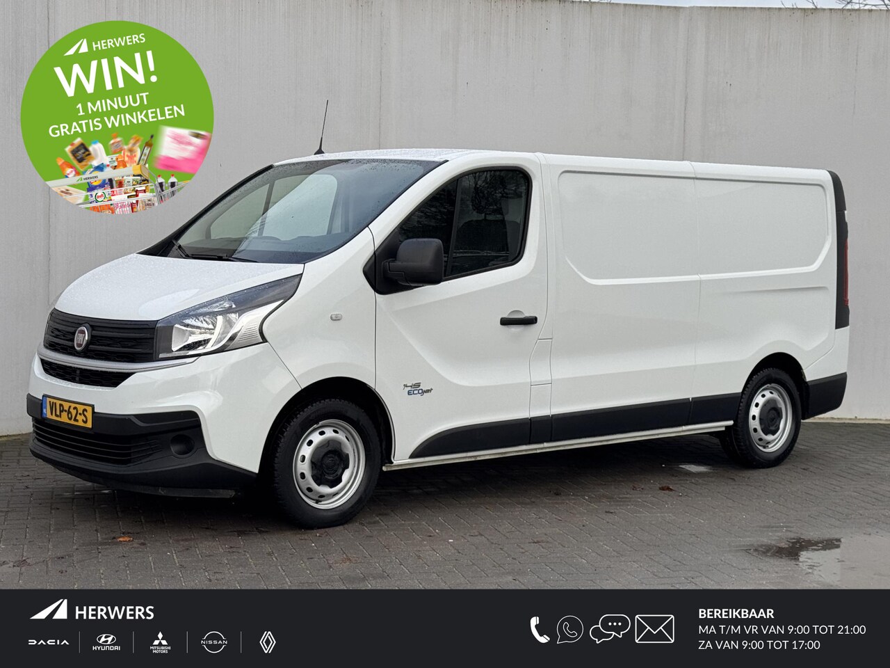 Fiat Talento - 2.0 MultiJet L2H1 Basis / Airco / Apple Carplay/Android Auto / Trekhaak / Parkeersensoren - AutoWereld.nl