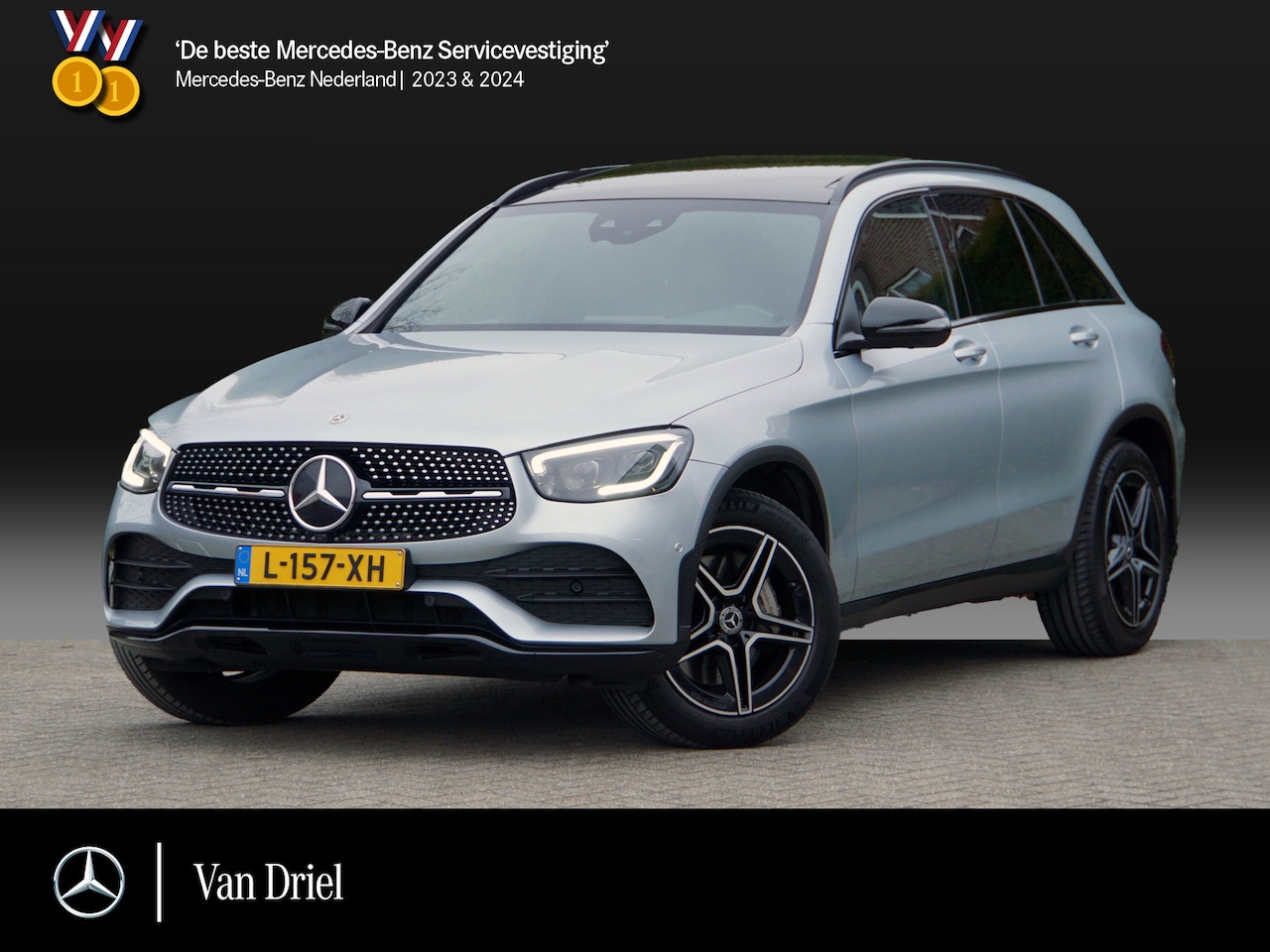 Mercedes-Benz GLC-klasse - GLC 300 4M AMG line Night | Panorama Trekhaak Multibeam 360 Camera - AutoWereld.nl