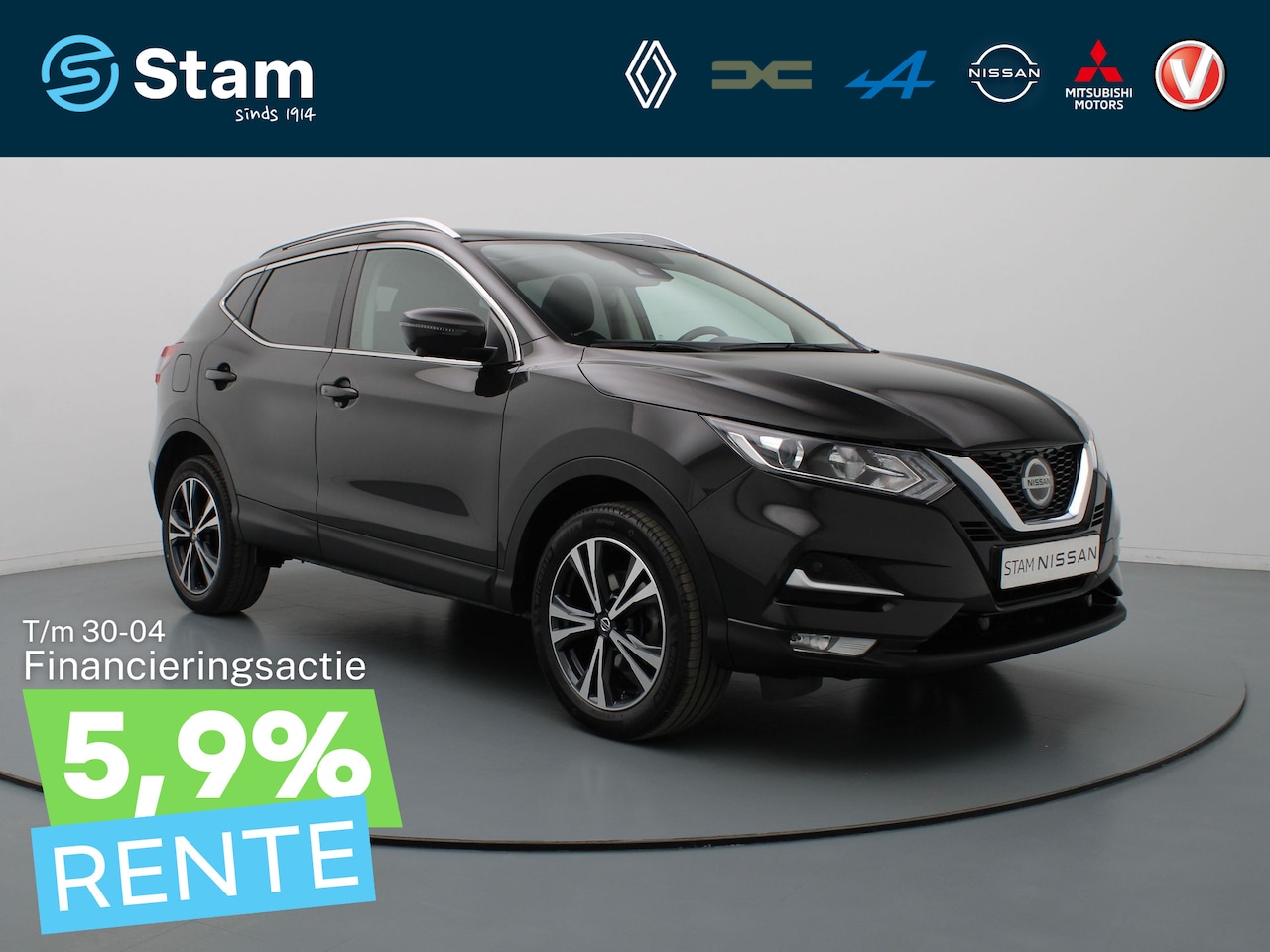 Nissan Qashqai - 140pk DIG-T N-Connecta 360° Camera | Climate | Navi | Parksens. v+a | Panoramadak - AutoWereld.nl