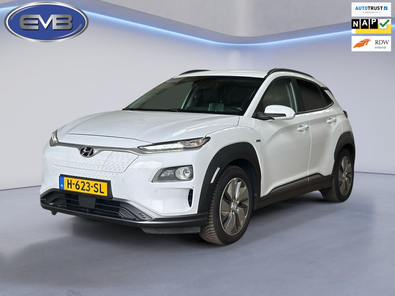 Hyundai Kona Electric - EV Premium 64 kWh, vele opties, leder, Nederlandse auto met nationale auto pas - AutoWereld.nl