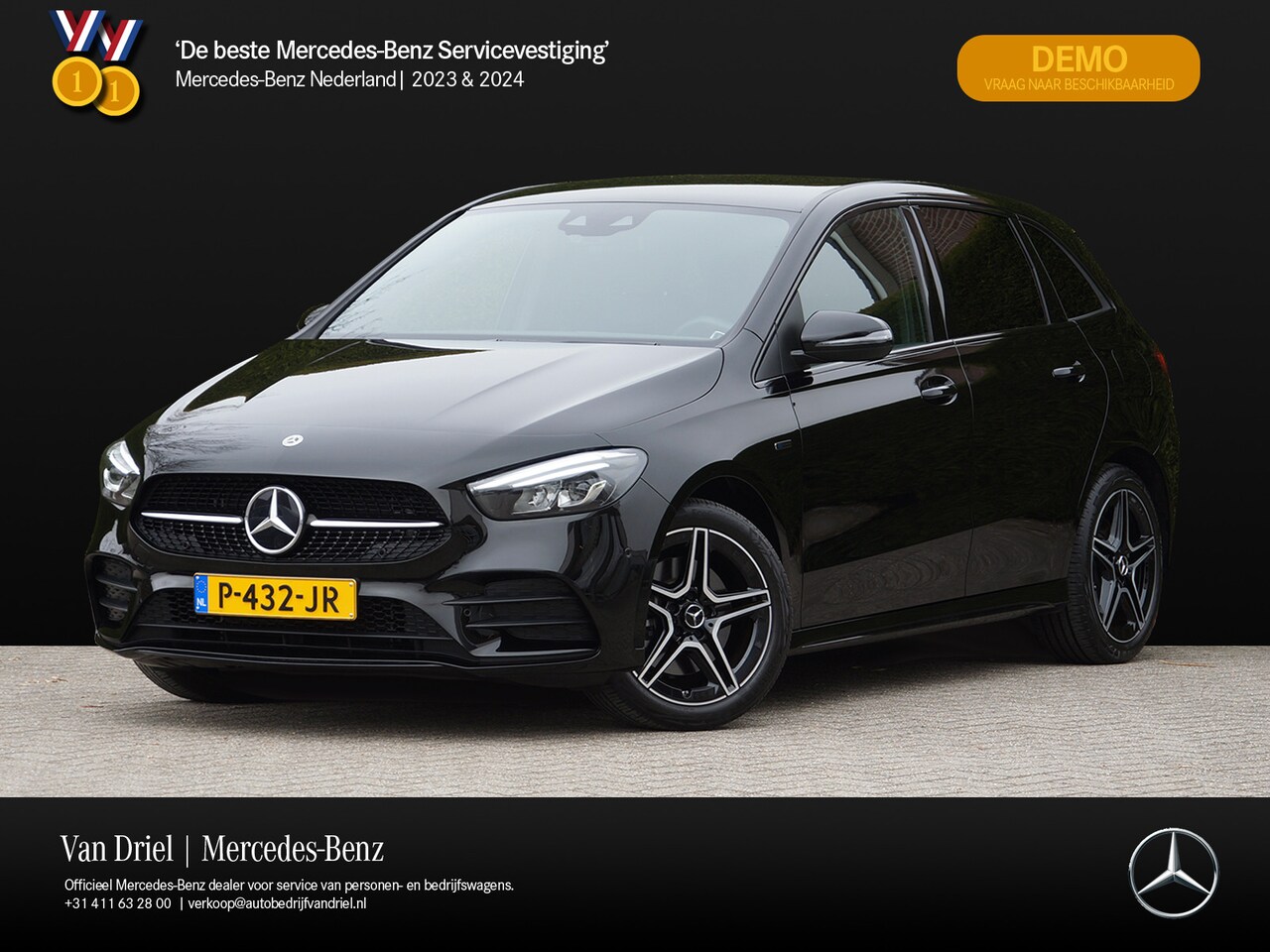 Mercedes-Benz B-klasse - B 250 e AMG Line Night | Sfeerverlichting Carplay LED Camera - AutoWereld.nl